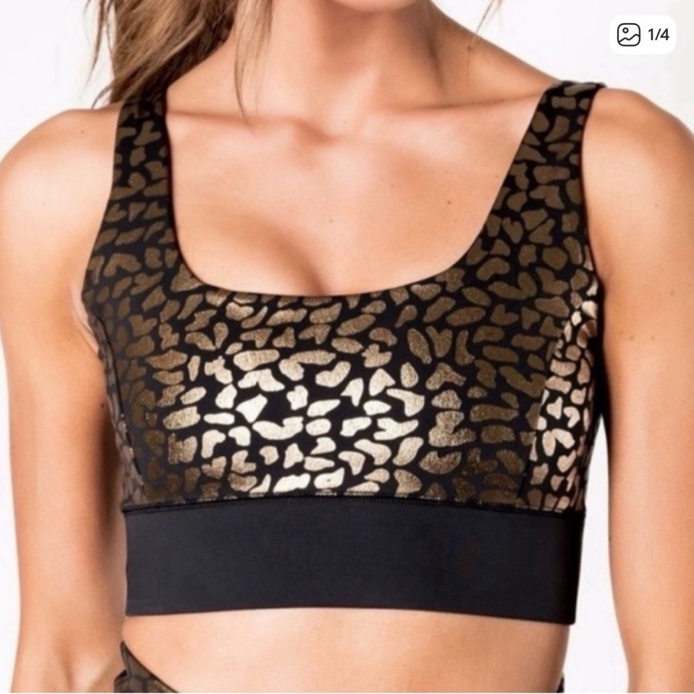 IVL Gold Foil Chi Chi Power Sports Bra
